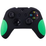 Yorha Espessado Capa De Silicone De Silicone Capa 3d Letras Massagem Aderência Para Xbox One S/x Controller X 1 (preto&amp,verde) Com Pro Polegar Ape