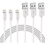 Cabo Quntis Lightning 3pack 6ft Iphone Charger Premium Lightning To Usb A Iphone Charging Cable Compatível Com Iphone 12 11 Pro Max Xsxr X 8 Plus 7 P