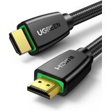 Cabo Ugreen Hdmi 4k Trançado Cabo Hdmi De Alta Velocidade 18gbps Com Suporte Ethernet 4k 60hz Compatível Para Uhd Tv Monitor Computador Xbox 360 Ps5