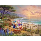 Ceaco 750 Peça Thomas Kinkade Disney Dreams - Donald E Daisy, Um Pato De Um Dia Quebra-cabeça, Crianças E Adultos