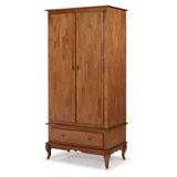 Roupeiro 2 Portas 1 Gaveta M560406 Imbuia Verniz