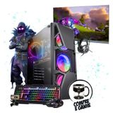 Pc Gamer Completo Raven i5 4ºGer. GTX 1650 8Gb SSD 480Gb 24'