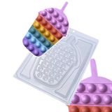 Forma Chocolate Silicone Popit Milkshake 10274 Bwb 1 Pç