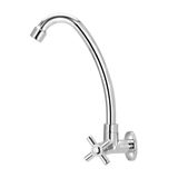 Torneira Cozinha Parede Bica Móvel Abs Cromado 1068 C-31