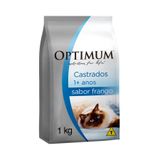 Ração Optimum para Gatos Adultos Castrados sabor Frango - 1kg