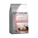 Ração Optimum para Gatos Adultos sabor Carne - 1kg