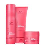 Kit Wella Professionals Invigo Color Brilliance Trio - Shampoo 250ml + Condicionador 200ml + Máscara 150ml