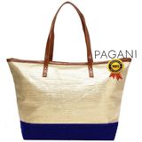 Bolsa De Praia Feminina Tote Bag Grande Lado Adulta Piscina Palha Resistente Reforçada Zíper Chic Moderna Lançamento Pagani Semax