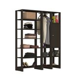 Closet Multi Yes Com Cabideiro Porta E 12 Prateleiras Nova Mobile