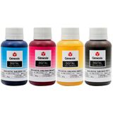 Kit 4 Tintas Sublimáticas para compatível Epson L375 EcoTank CMYK 100ml Gênesis