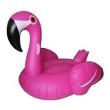 Boia Flamingo Gigante 1,40 X 1,32m Inflavel Piscina Verão Rose