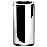 Lixeira com Aro Decorline 64L Aço Inox 3033/211 - Brinox