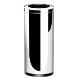 Lixeira Decorline com Aro 40,5 Litros Aço Inox 3033/205 - Brinox