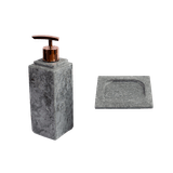 Kit Banheiro Bancada Lavabo Luxo Em Pedra Sabão N02 Rosê