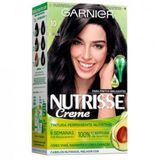 Tintura Garnier Nutrisse Cor Intensa 1.0 Preto Intenso