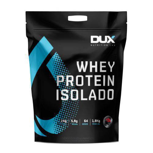 Whey Protein Isolado Morango 1.8kg Pouch Dux Nutrition