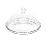Queijeira De Cristal Wolff Pearl 20x12cm