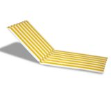 Almofada Espreguiçadeira Amarelo/branco 123organizei