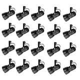 Kit 20x Spots Trilho Perfilado Eletro Calha Par20 Bulbo Led