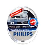 Lampada H7 Philips Cristal Vision Ultra 4300k Crystal 55/60w