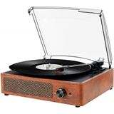 Leitor De Vinil Bluetooth Tocante De Vinil Com Alto-falantes Toca-discos Para Discos De Vinil 3 Speed Belt Driven Vintage Record Player Viny