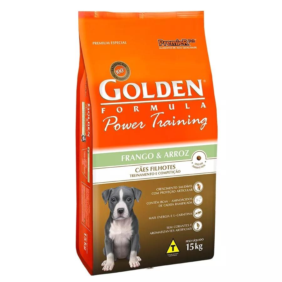 Ração Golden Power Training Cães Filhotes Frango E Arroz 15k Menor preço em Ração Golden Power Training Cães Filhotes Frango E Arroz 15k