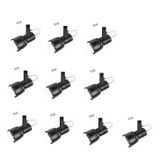 Kit 10 Spot Trilho Perfilado Eletro Calha Par20 Bulbo Ol4