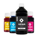 Kit 4 Tintas Epson L396 Corante Ecotank Black 500ml e CMY 100ml - Ink Tank