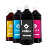 Kit 4 Tintas  Epson L395 Corante Ecotank CMYK 1 litro - Ink Tank KIT 4