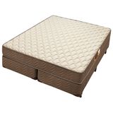 Cama Box Casal Tamanho Queen c/ Colchão de Espuma D45 Americanflex Pró Coluna 158 X 198 X 59 cm