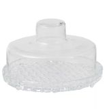 Queijeira De Vidro, Porta Queijo 20cm Com Tampa