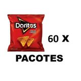Doritos Queijo Nacho Com 60 Unidades 22gr Cada