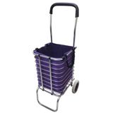 Carrinho De Feira Dobravel Aluminio Sacola Ecologica Compras