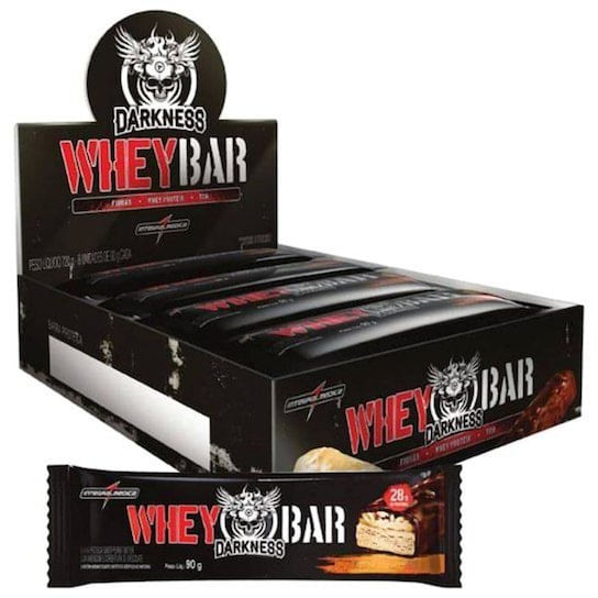 Whey Bar Darkness 8 Unidades Doce De Leite - Integralmédica