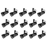 Kit 15 Spot Trilho Perfilado Eletro Calha Par20 Bulbo Ol2