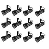 Kit 12x Spots Trilho Perfilado Eletro Calha Par20 Bulbo Led