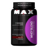 Suplemento Whey Protein Blend Max Titanium 900g Chocolate