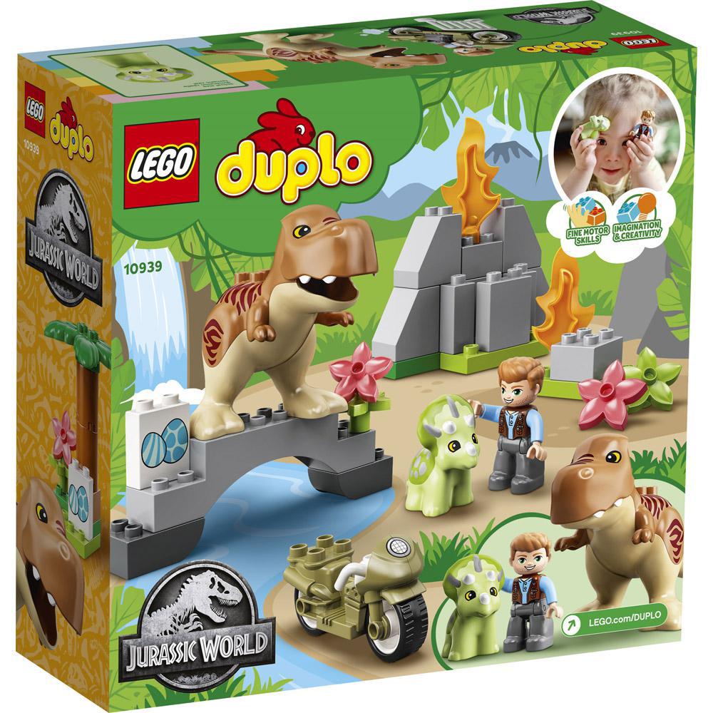 Lego Duplo Fuga Dos Dinossauros T. Rex E Triceratops 10939 - Carrefour