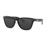 Óculos Oakley Frogskins Polished Black Lentes Grey