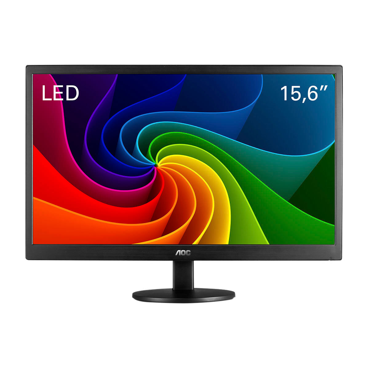 Monitor AOC 15,6" LED HD VGA Widescreen E1670SWU Menor preço em Monitor AOC 15,6" LED HD VGA Widescreen E1670SWU