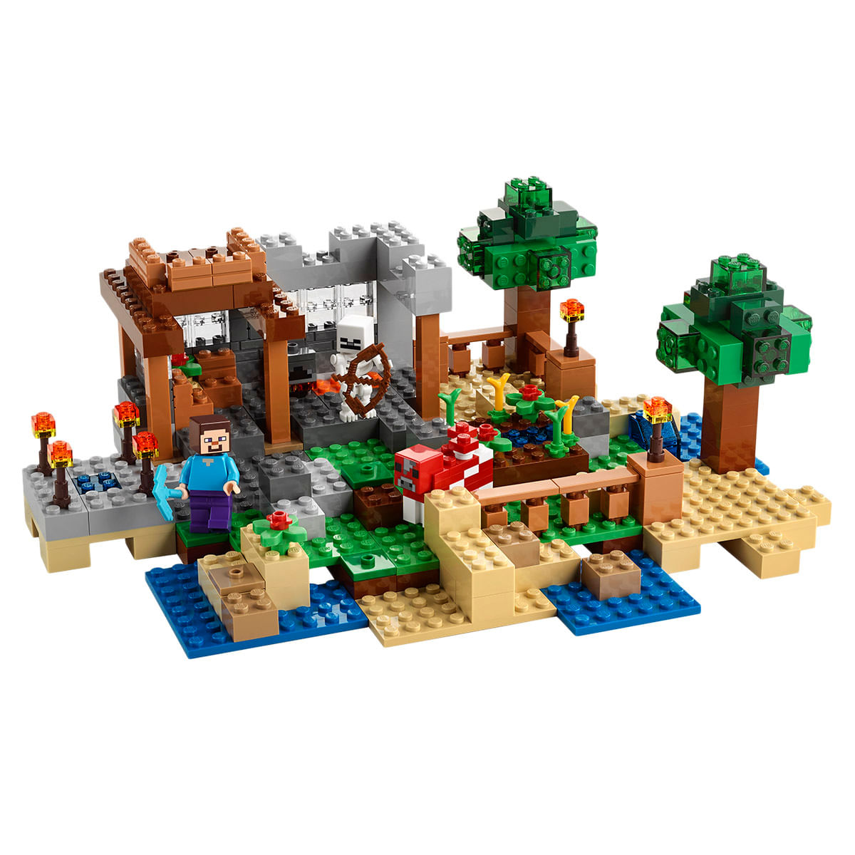 Blocos de montar Tipo Lego Minecraft