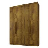 Roupeiro Imperio 4 Portas Benetil Móveis - Rovere Rustico