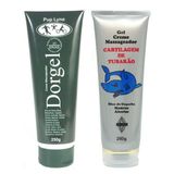 Kit Massagem Dorgel 21 Ervas e Cartilagem de Tubarão 500g