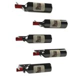 Adega Suporte Parede Para 1 Garrafa De Vinho (Kit 5 Unid) Pescoço