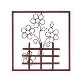 Quadro Decorativo Flores Marrom