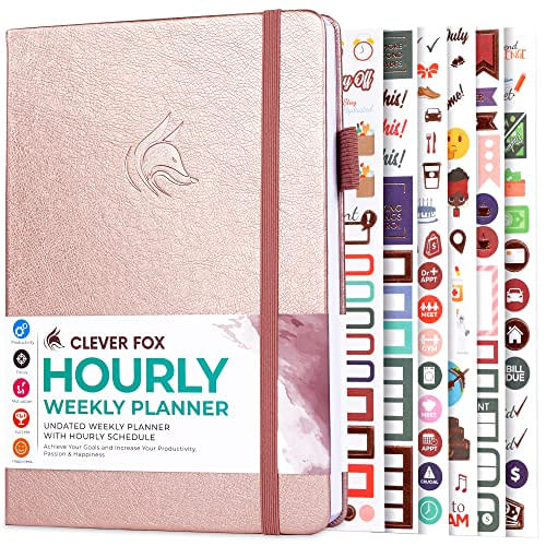 Smart Fox Planner Schedule – Weekly &amp; Monthly Life Planner Com Horários, Agenda De Compromissos E Organizador Diário Para Aumentar A Pro