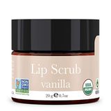 Integralmente Lip Scrub Vanilla - Lip Scrubs Esfoliador &amp; Hidratante, Esfoliante Labial, Esfoliante Labial, Esfoliante Labial, Lip Sugar Scr