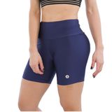 Bermuda Fitness Feminina Color Azul Marinho Azul Marinho M Azul