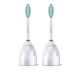 Philips Sonicare Genuíno E-series Replacement Dente De Escova, 2 Cabeças De Escova, Branco, Embalagem Livre De Frustração, Hx7022/30