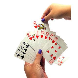 2 Jogos de Baralho Com Estojo - Cartas Duplas
